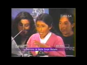 Embedded thumbnail for Testimonio de Bertha Quispe Madueño de la localidad de San Juan de Jarpa &gt; Videos