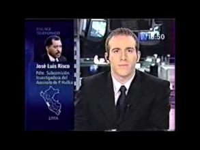 Embedded thumbnail for Congresista José Luís Risco sobre caso Pedro Huilca  &gt; Videos