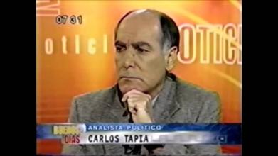 Embedded thumbnail for Entrevista a Carlos Tapia sobre practicas violentas de las Fuerzas Armadas  &gt; Videos