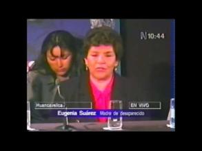 Embedded thumbnail for Testimonio de Eugenia Suárez sobre la desaparición de su hijo &gt; Videos