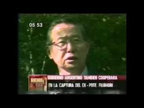 Embedded thumbnail for Gobierno argentino colaborara en la captura del expresidente Fujimori &gt; Videos