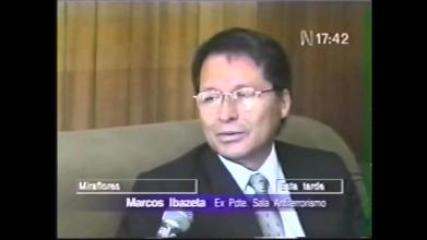 Embedded thumbnail for Marcos Ibazeta habla sobre la anulación de la sentencia a Abimael Guzmán &gt; Videos