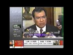 Embedded thumbnail for Diferido declaraciones del congresista (PAP) Javier Velásquez Quesquén  &gt; Videos