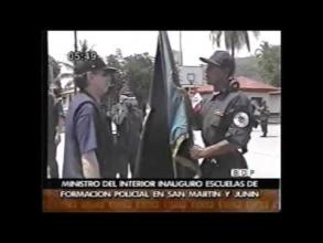 Embedded thumbnail for Ministro Fernando Rospigliosi inauguró Escuelas de Formación Policial en San Martín y Junín &gt; Videos