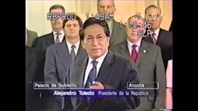 Embedded thumbnail for Mensaje a la nación del presidente Toledo en donde pide facultades para legislar contra el terrorismo &gt; Videos