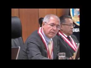 Embedded thumbnail for Sesión N° 45 del Proceso Judicial por los Casos La Cantuta y Barrios Altos (Cuadragésima quinta sesión) &gt; Videos