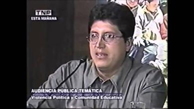 Embedded thumbnail for Propuestas de Nelida Céspedes y Nilver López en Audiencia Pública Temática (APT) &gt; Videos