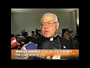 Embedded thumbnail for Monseñor Luis Bambarén señaló que cada uno tiene que responder sobre su responsabilidad en alusión al informe de la Comisión de la Verdad &gt; Videos