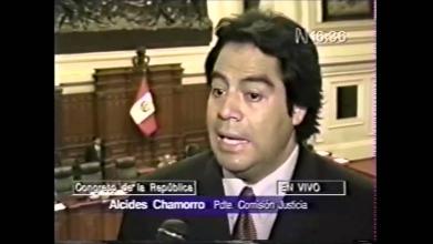 Embedded thumbnail for Alcides Chamorro afirma que no apoyara el pedido del presidente Toledo de dar facultades al Ejecutivo &gt; Videos