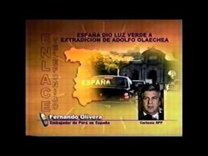 Embedded thumbnail for Fernando Olivera informó que España aprobó la extradición de Adolfo Olaechea, vocero de Sendero Luminoso, en Europa &gt; Videos