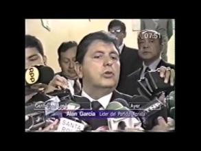 Embedded thumbnail for Alan García propone un acuerdo nacional que se pronuncie sobre el fallo del Tribunal Constitucional &gt; Videos