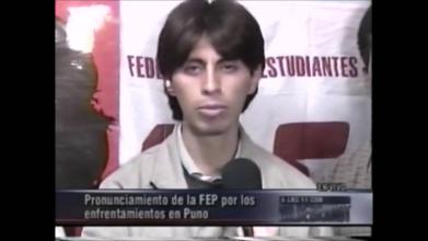 Embedded thumbnail for La Federación de Estudiantes del Perú (FEP) se pronuncia sobre los enfrentamientos en Puno &gt; Videos