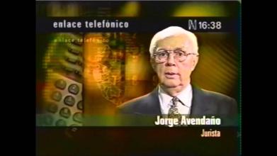 Embedded thumbnail for Enlace telefónico con jurista Jorge Avendaño sobre el caso de Lori Berenson &gt; Videos