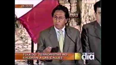 Embedded thumbnail for Alejandro Toledo anunció que ningún terrorista saldrá libre &gt; Videos