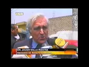 Embedded thumbnail for Javier Valle Riestra anunció que en las próximas horas sale su defendido Adolfo Olaechea  &gt; Videos