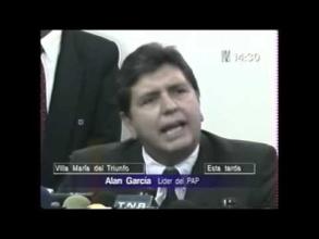Embedded thumbnail for Declaraciones de Alan García sobre audio de la Comisión de la Verdad y Reconciliación (CVR) &gt; Videos