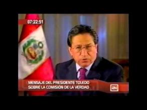 Embedded thumbnail for Mensaje del presidente Toledo sobre la Comisión de la Verdad y Reconciliación &gt; Videos