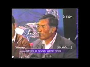 Embedded thumbnail for Testimonio de Julian Fortunato Castillón Romero &gt; Videos