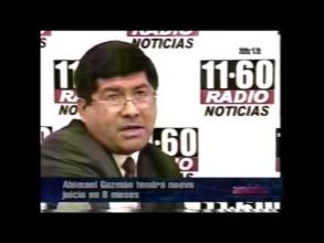 Embedded thumbnail for Pablo Talavera de la Sala Antiterrorista señala que en el 2004 se reiniciaran los juicios orales a Abimael Guzmán y otros senderistas &gt; Videos