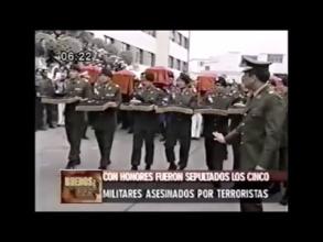Embedded thumbnail for Sepelio de militares caídos en Ayacucho  &gt; Videos