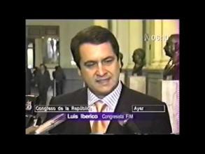 Embedded thumbnail for Congresista Luís Iberíco habla sobre régimen carcelario  &gt; Videos