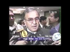 Embedded thumbnail for Hugo Sivina se refiere al juicio de Montesinos en el penal de Lurigancho y la extradición de Fujimori &gt; Videos