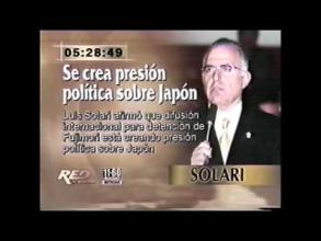 Embedded thumbnail for Luis Solari menciona que se está creando presión política contra Japón para extraditar a Fujimori &gt; Videos