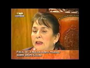 Embedded thumbnail for La fiscal Nelly Calderón, recibió documentación de Umberto Jara, sobre pruebas del actuar del grupo Colina, señala revisión del Informe de la Comisión de la Verdad y Reconciliación (CVR) &gt; Videos