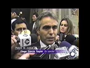 Embedded thumbnail for Diego García Sayán refutó la versión de Fujimori respecto a que su caso no puede ser visto por la Corte de la Haya &gt; Videos