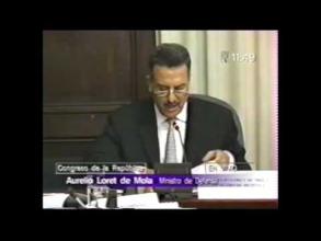 Embedded thumbnail for Ministro Aurelio Loret de Mola responde ante la COMISEDH &gt; Videos
