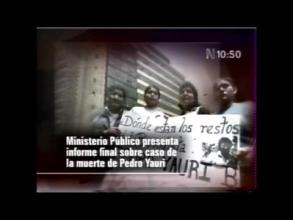 Embedded thumbnail for Informe Final sobre el caso Pedro yauri &gt; Videos
