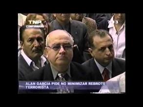 Embedded thumbnail for Alan García recalca rebrote de Sendero Luminoso &gt; Videos