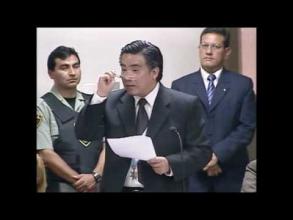 Embedded thumbnail for Sesión N° 12 del Proceso Judicial por los Casos La Cantuta y Barrios Altos (Décima segunda sesión) &gt; Videos