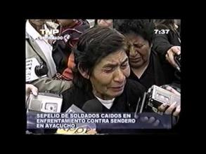 Embedded thumbnail for Sepelio de militares caídos en Ayacucho  &gt; Videos