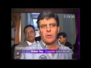 Embedded thumbnail for Diferido, Congresista Rafael Rey manifiesta que es raro que se excarcele a Adolfo Olaechea  &gt; Videos