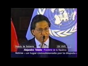 Embedded thumbnail for Conferencia de prensa desde Palacio de Gobierno, Kofi Annan y Alejandro Toledo &gt; Videos