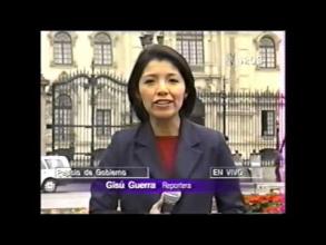 Embedded thumbnail for En vivo, desde Palacio de Gobierno, reportera indica que después de las 5 pm el presidente Toledo  &gt; Videos