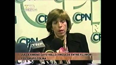 Embedded thumbnail for Jueza Ximena Cayo encuentra vinculos entre Fujimori y el Grupo Colina &gt; Videos