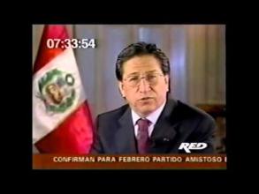 Embedded thumbnail for El presidente Toledo, en nombre del Poder Ejecutivo, se pronunció sobre el informe de la CVR  &gt; Videos