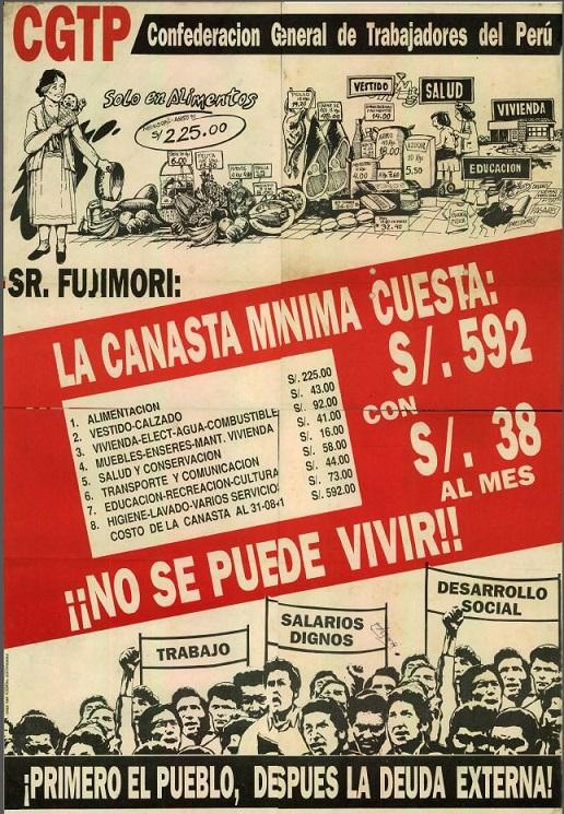 ¡Primero el pueblo, después la deuda externa!