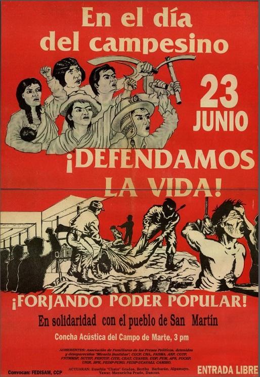 En el día del campesino ¡Defendamos la vida!