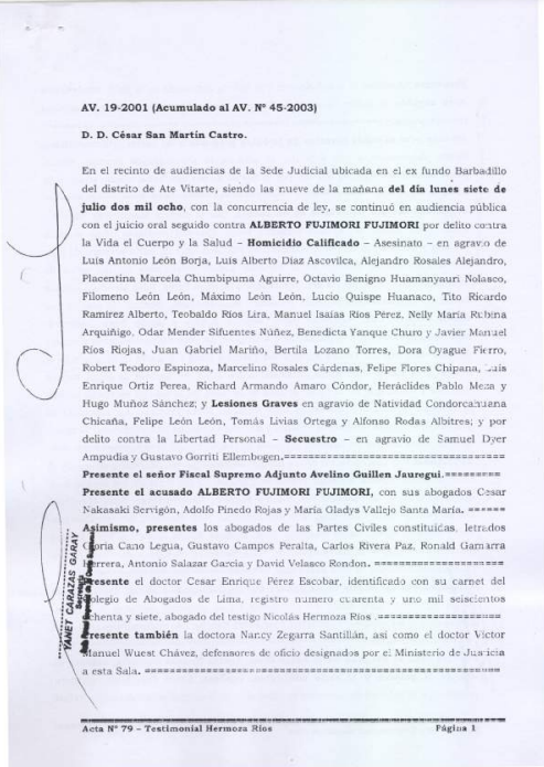 Acta 79_Testimonial Nicolás Hermoza Rios 07 07 2008