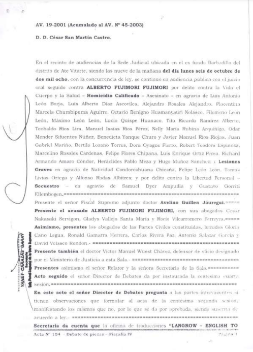 Acta 104_Debate de piezas Fiscalía 06 10 2008
