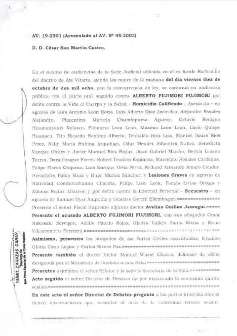 Acta 105_Debate de piezas Fiscalía 10 10 2008