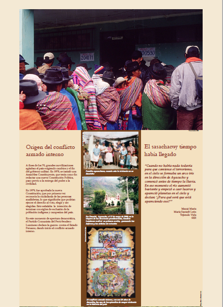 Origen del conflicto armado interno (Panel 1)