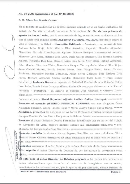 Acta 86_Testimonial Jesús Sosa Saavedra 01 08 2008