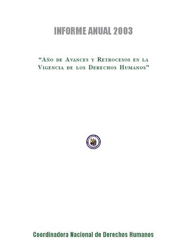 Informe anual 2003
