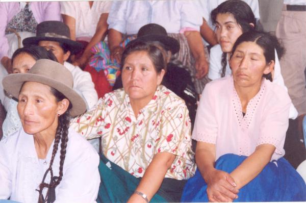 Reunión de los Comisionados con la Asociación Nacional de Familiares de Secuestrados, Detenidos y Desaparecidos del Perú en Huamanga