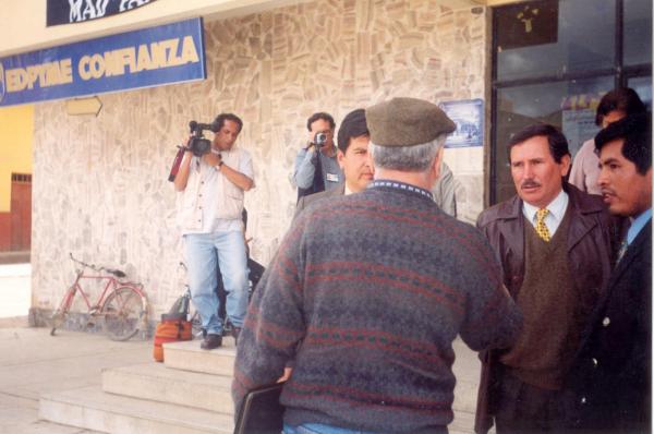 Reunión de los Comisionados con Familiares de Victimas en Pampas - Junín