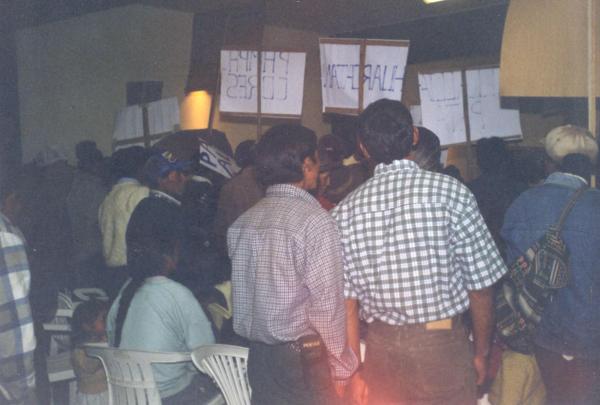 Reunión de los Comisionados con Familiares de Victimas en Pampas - Junín